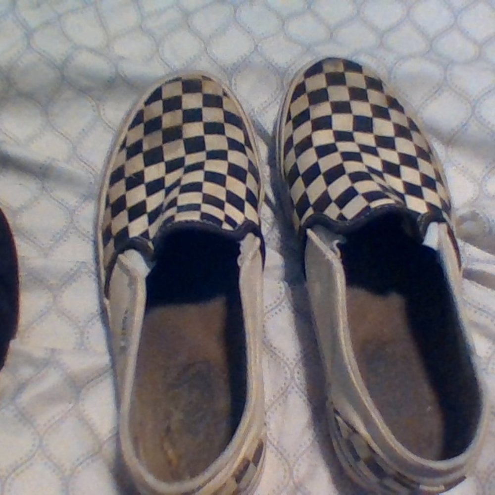 Checkered vans